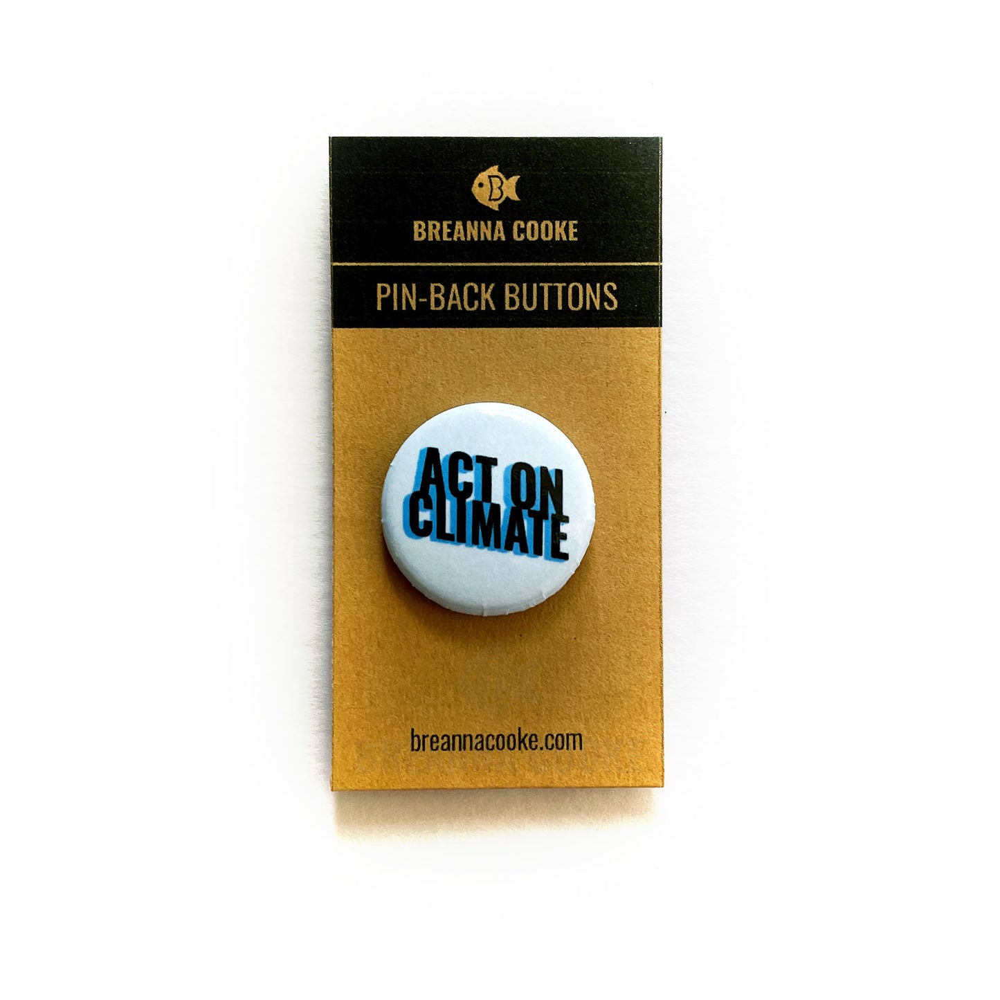Act On Climate | Pin-Back Button | 1 in