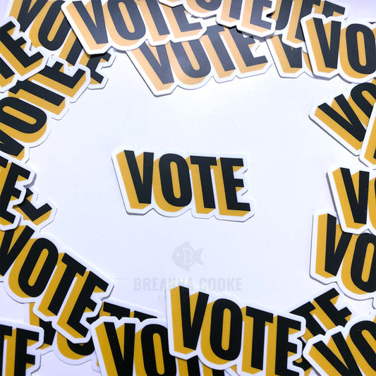 VOTE | Sticker | 3 x 2in