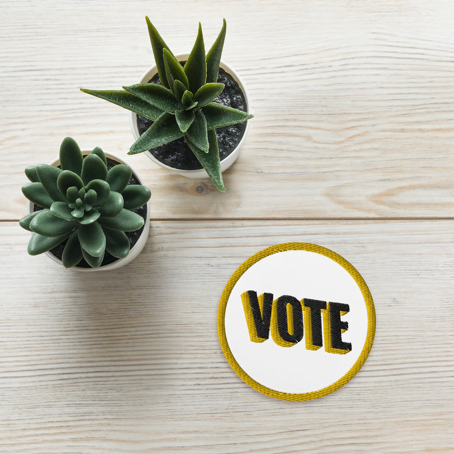 VOTE | Iron-on Embroidered Patches