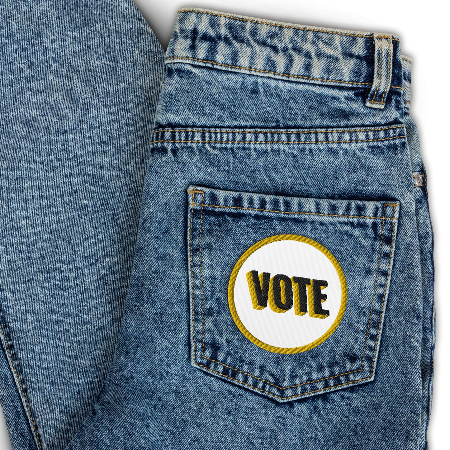 VOTE | Iron-on Embroidered Patches
