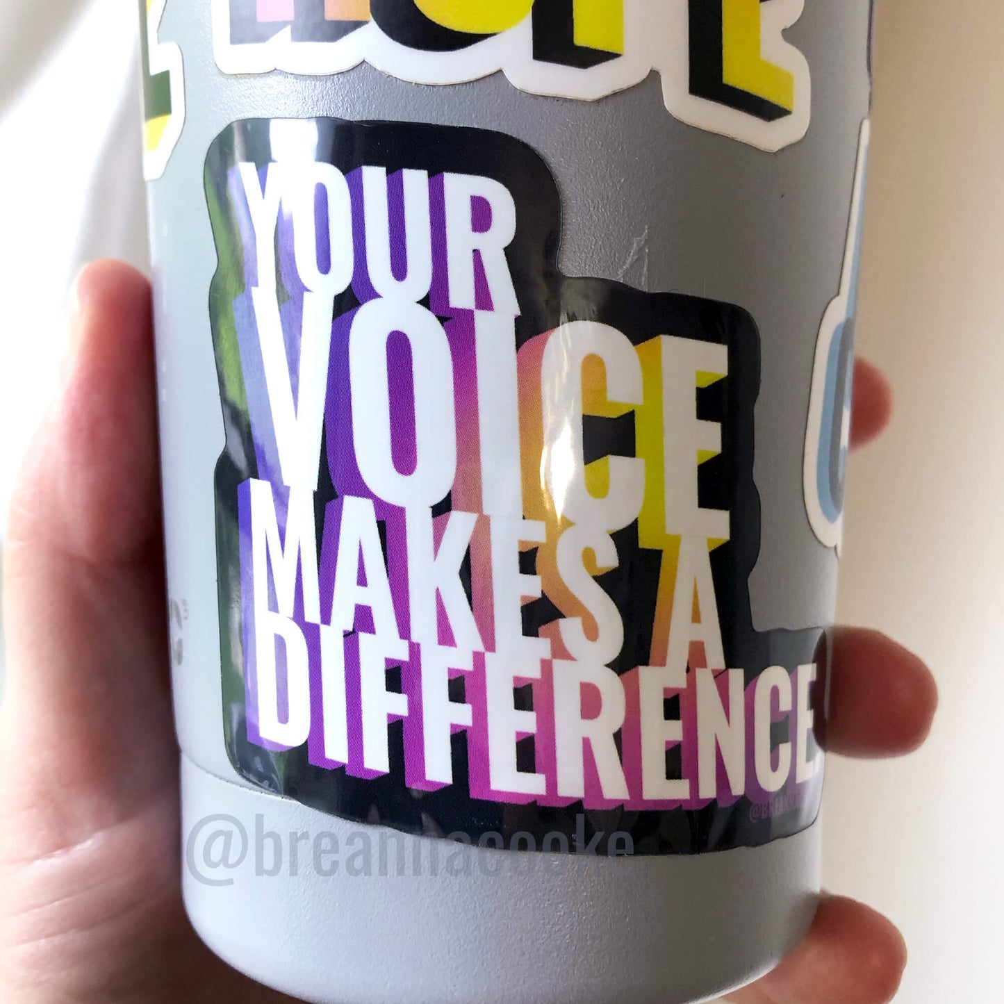 Your Voice Makes A Difference | Sticker | 3 x 3 in