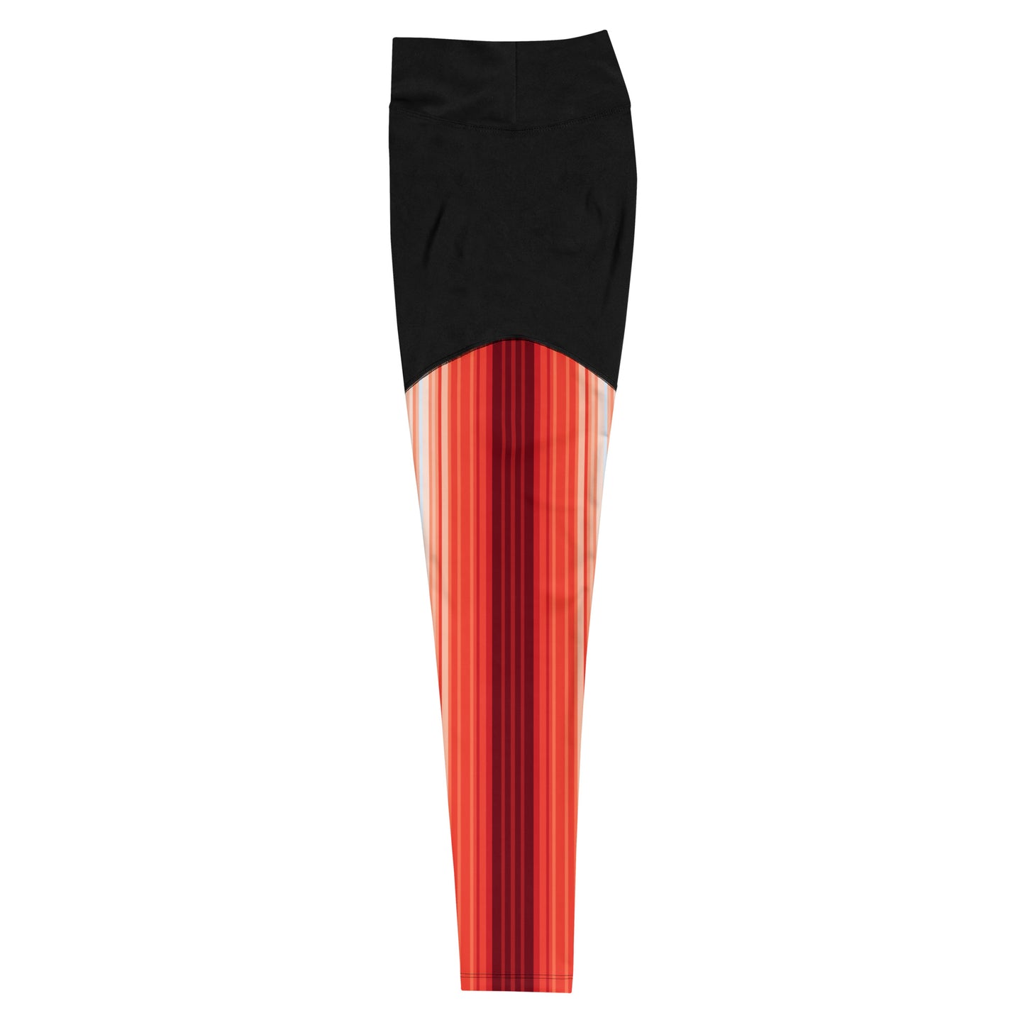 Warming Stripes | High Waist Compression Sport Leggings