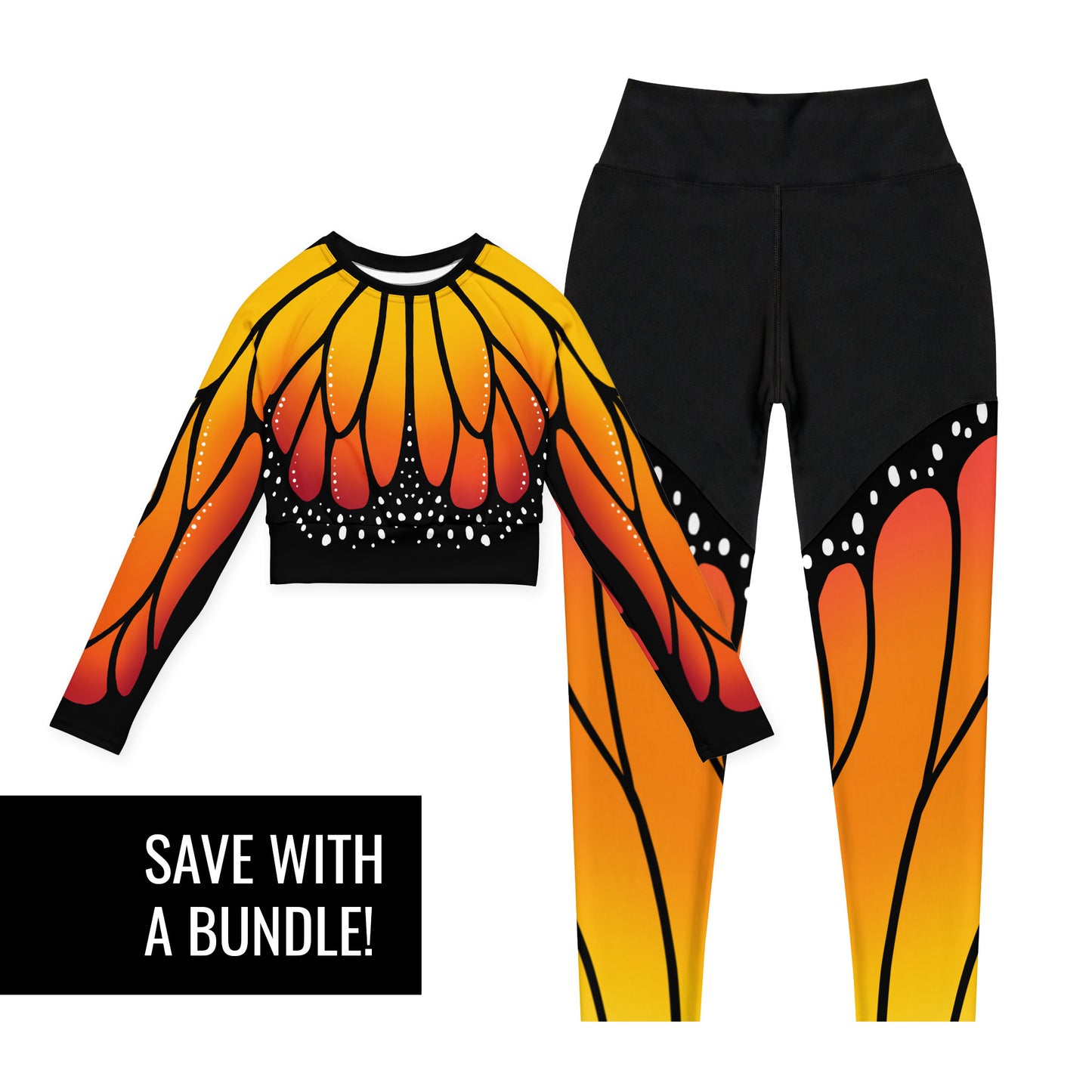 Monarch Butterfly Top and Leggings | Bundle