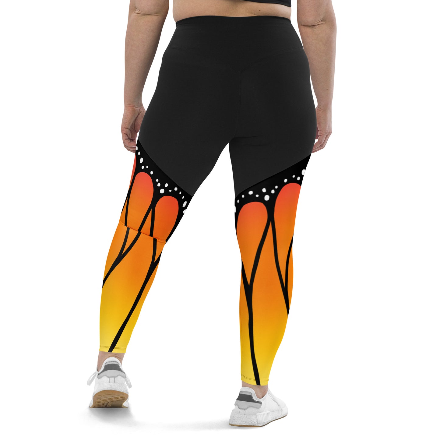 Monarch Butterfly | High Waist Compression Sport Leggings