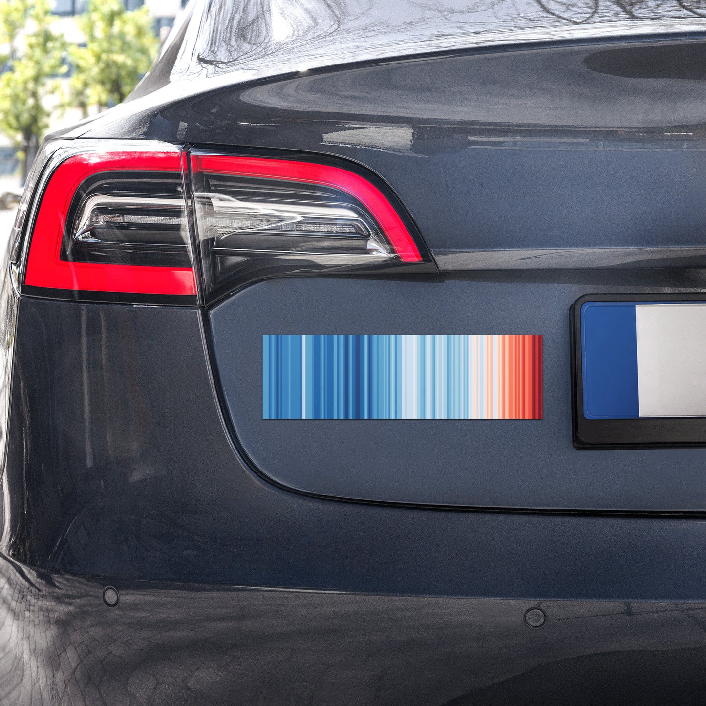Warming Stripes | Car magnets | Global Temp 1850-2024
