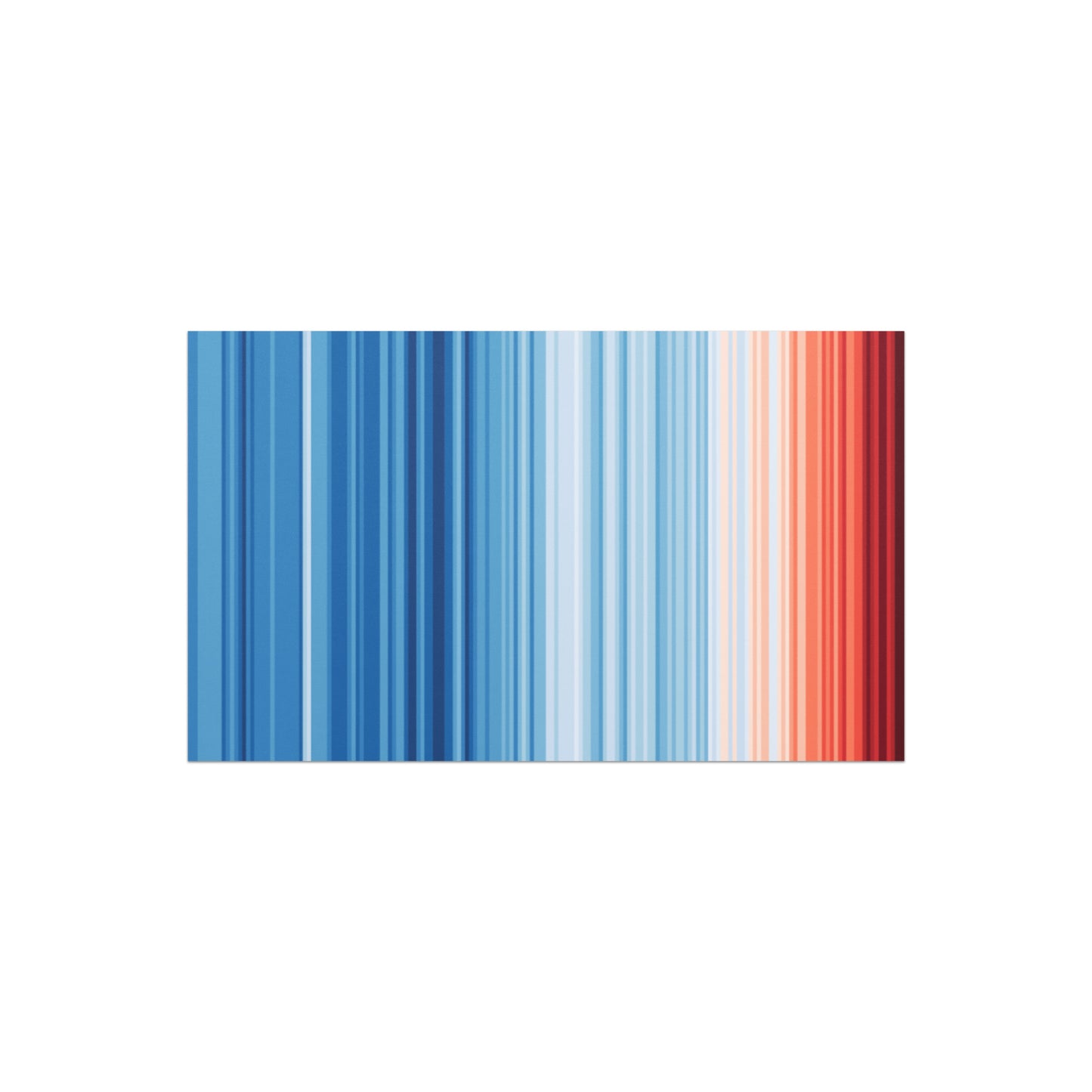 Warming Stripes | Car magnets | Global Temp 1850-2024