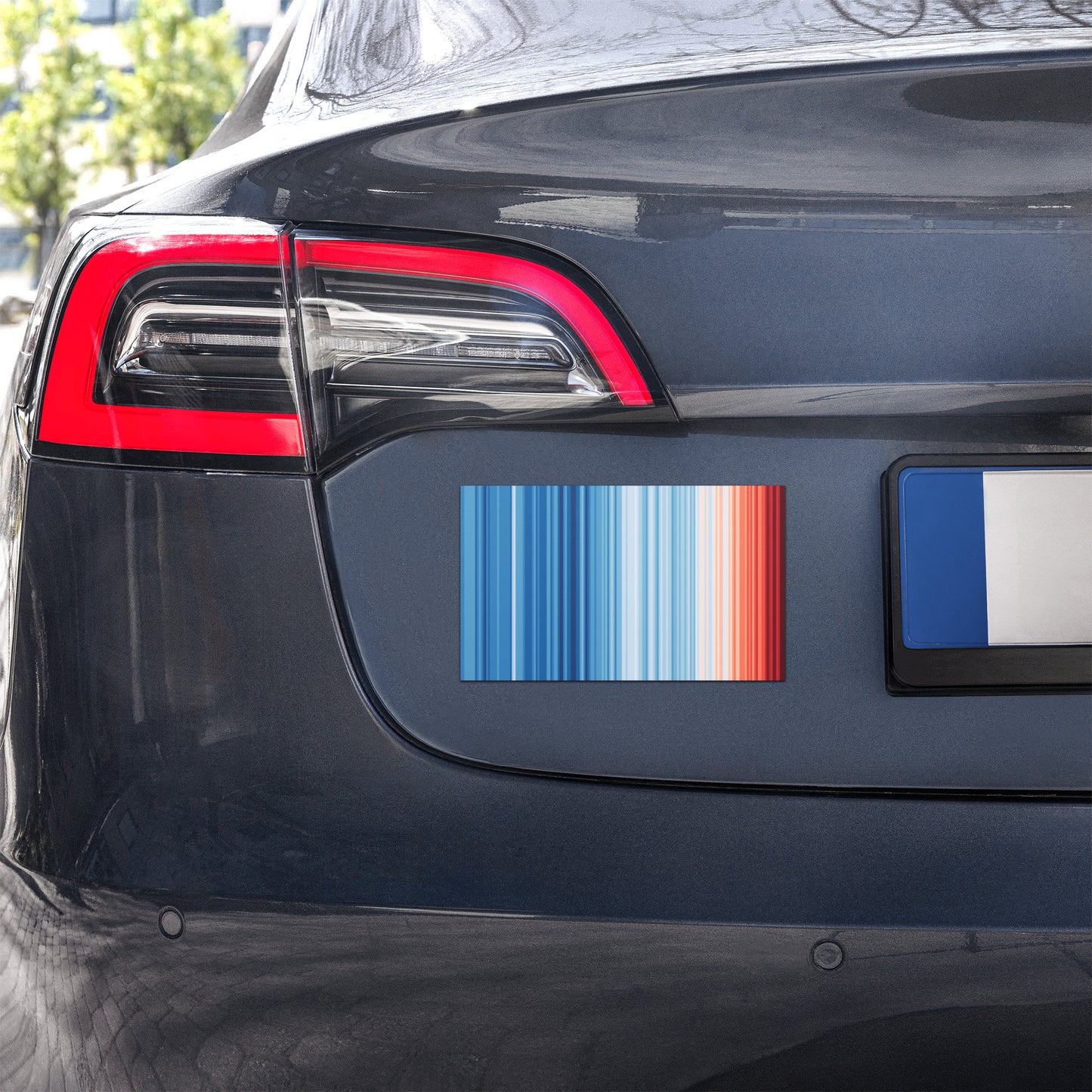 Warming Stripes | Car magnets | Global Temp 1850-2024