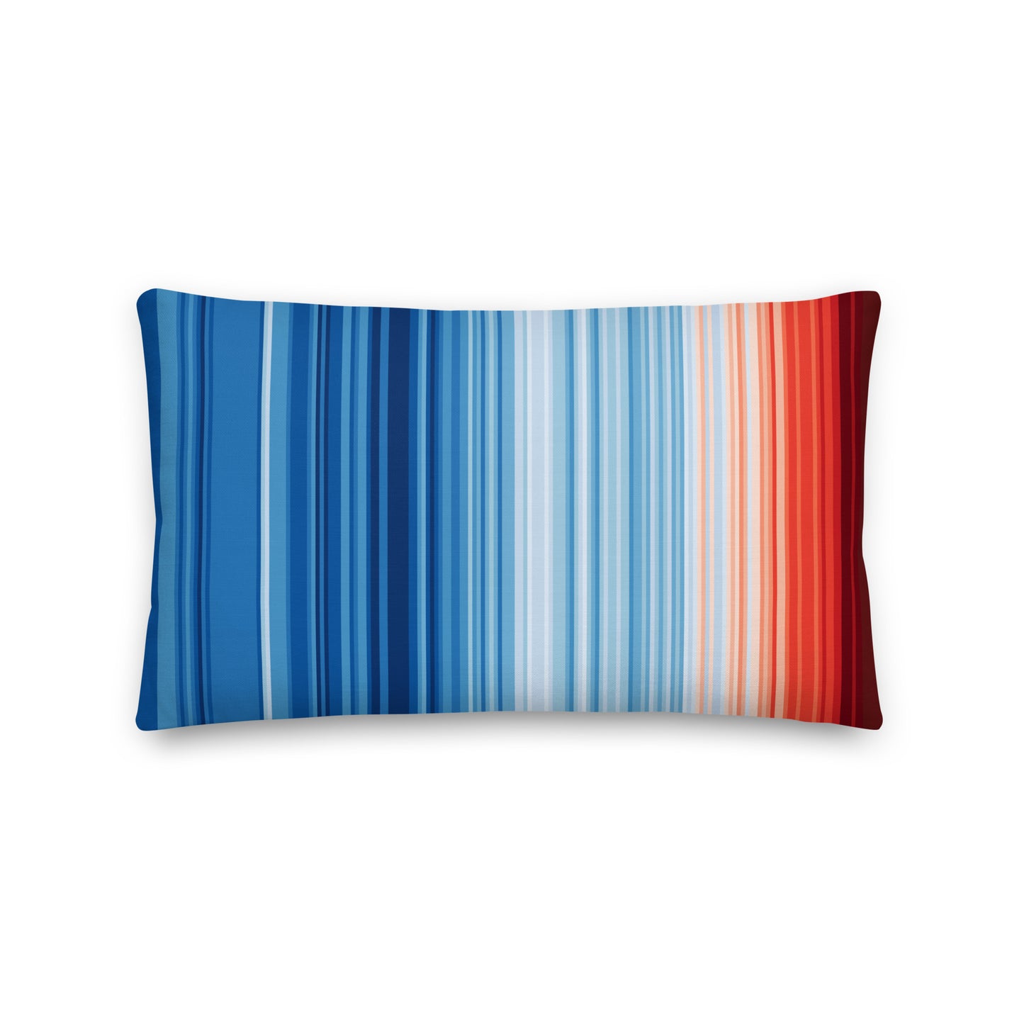 Warming Stripes | Pillow, Throw Pillow, Decorative Pillow