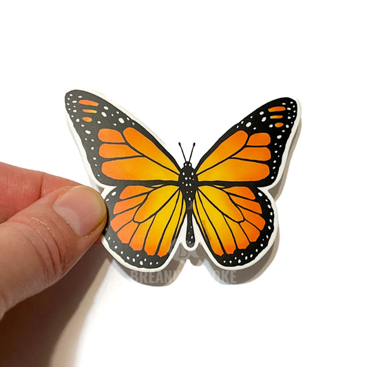 Monarch Butterfly | Sticker | 3 x 3 in