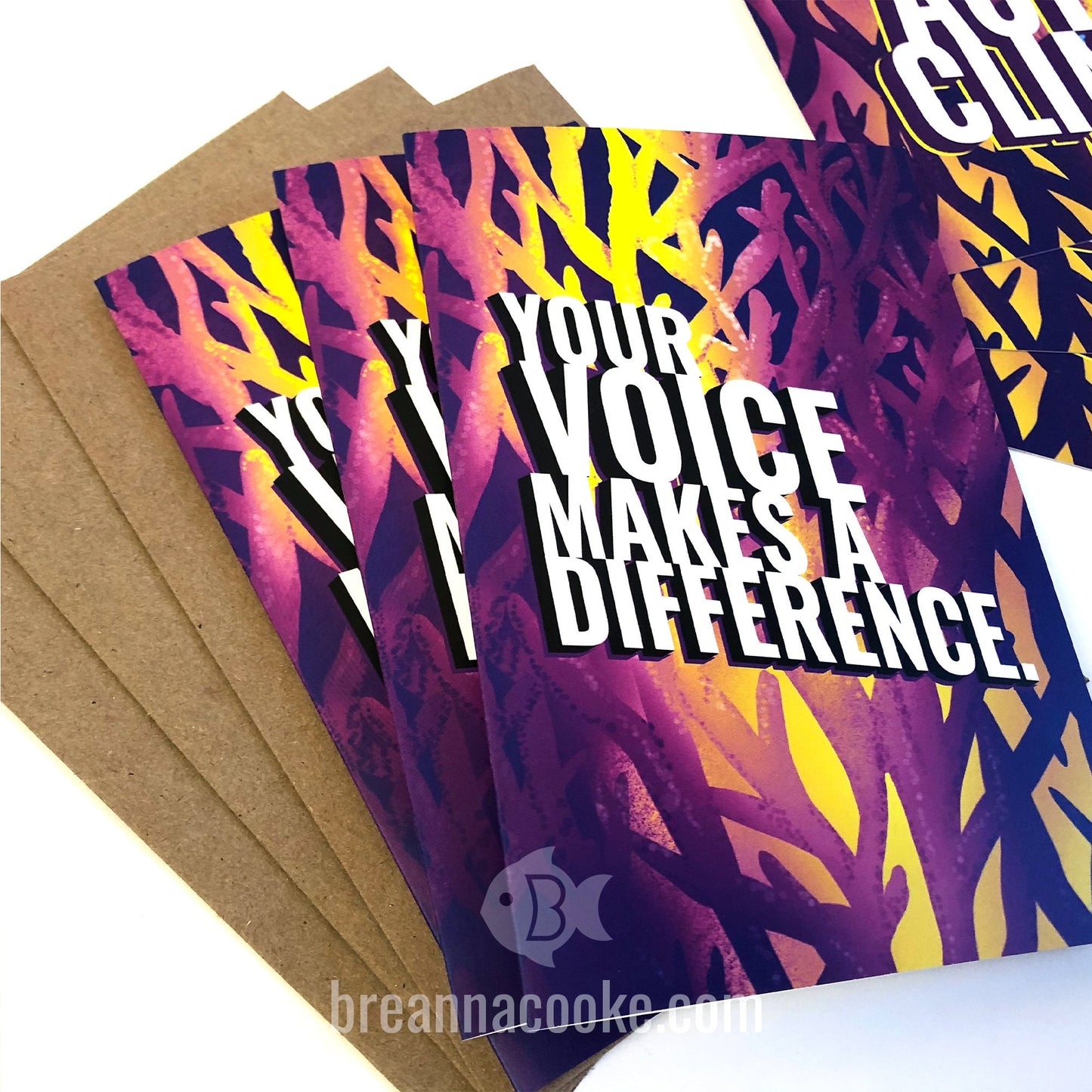 Your Voice Makes a Difference | Greeting Cards 4 x 6 in.