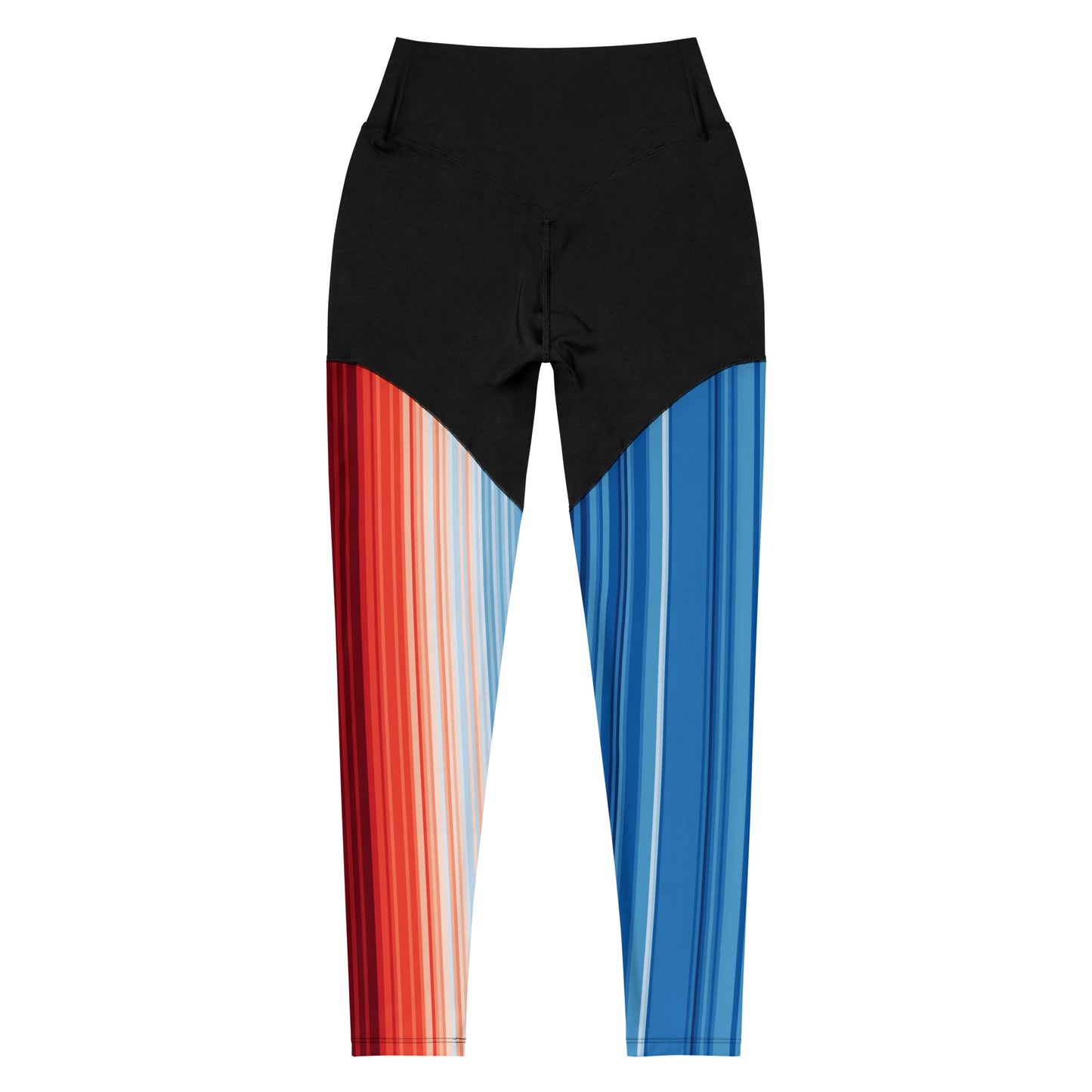 Warming Stripes | High Waist Compression Sport Leggings